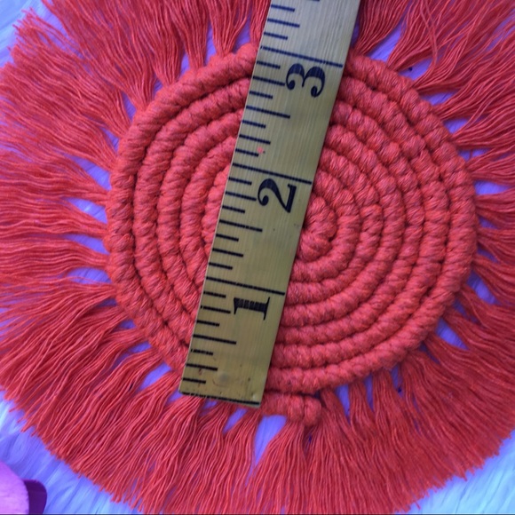 4PCS Macramé Coaster For Drink 🍹 Handmade - Picture 3 of 13